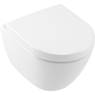 Унитаз напольный Villeroy Boch  Subway 2.0 с открытым смывным краем Compact Альпийский белый